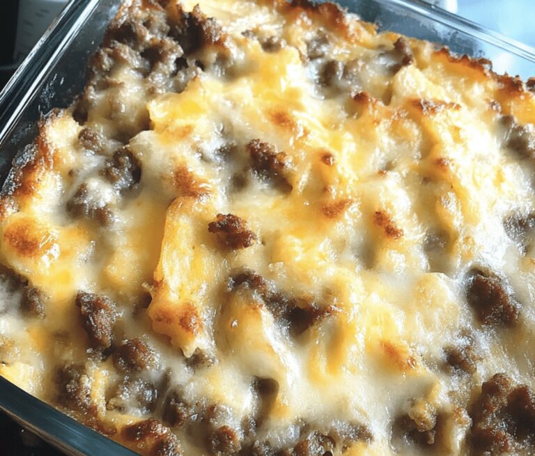 Sausage Hashbrown Breakfast Casserole Recipe