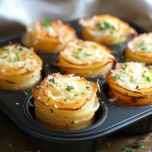 Crispy Parmesan Potato Stacks Recipe