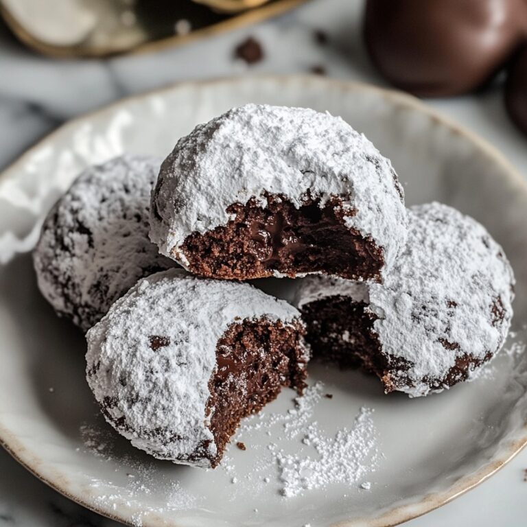 Classic Chocolate Snowball Cookies Recipe