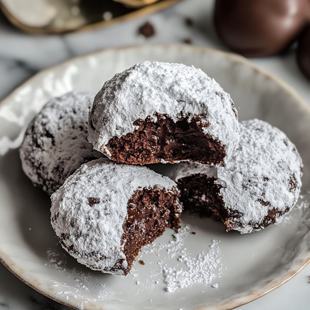 Classic Chocolate Snowball Cookies Recipe