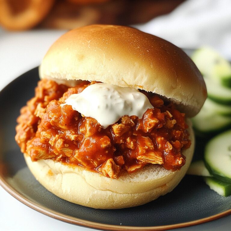 Buffalo Chicken Sloppy Joes Recipe