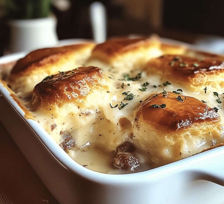 Biscuits & Gravy Casserole Recipe