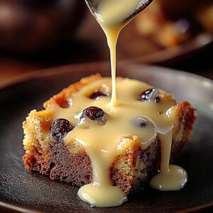 Grandmas Old-Fashioned Bread Pudding With Vanilla Sauce Recipe