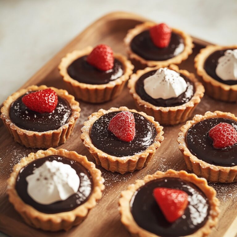 Decadent Mini Chocolate Tarts Recipe