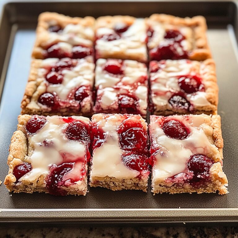 Christmas Cherry Bars Recipe