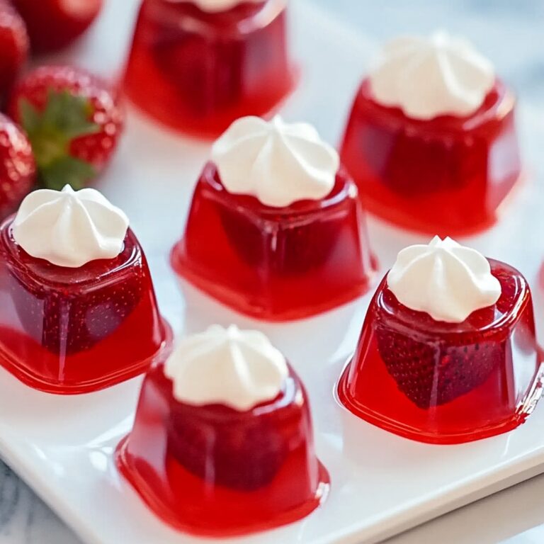 Boozy Strawberry Daiquiri Jello Shots Recipe