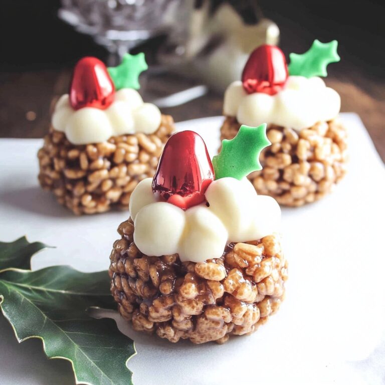 Rice Krispie Christmas Puddings Recipe