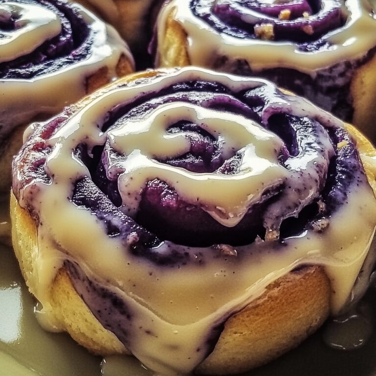 Decadent Ube Cinnamon Rolls With Cream Cheese Frosting Recipe