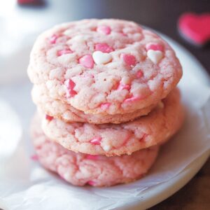 Romantic Valentines Day Cake Mix Cookies Recipe
