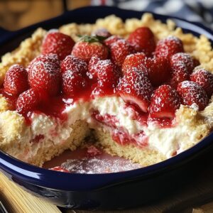 Strawberry Cheesecake Dump Cake Recipe