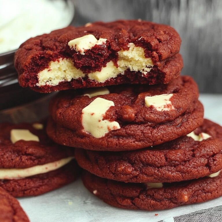 Soft Red Velvet Cookies Recipe