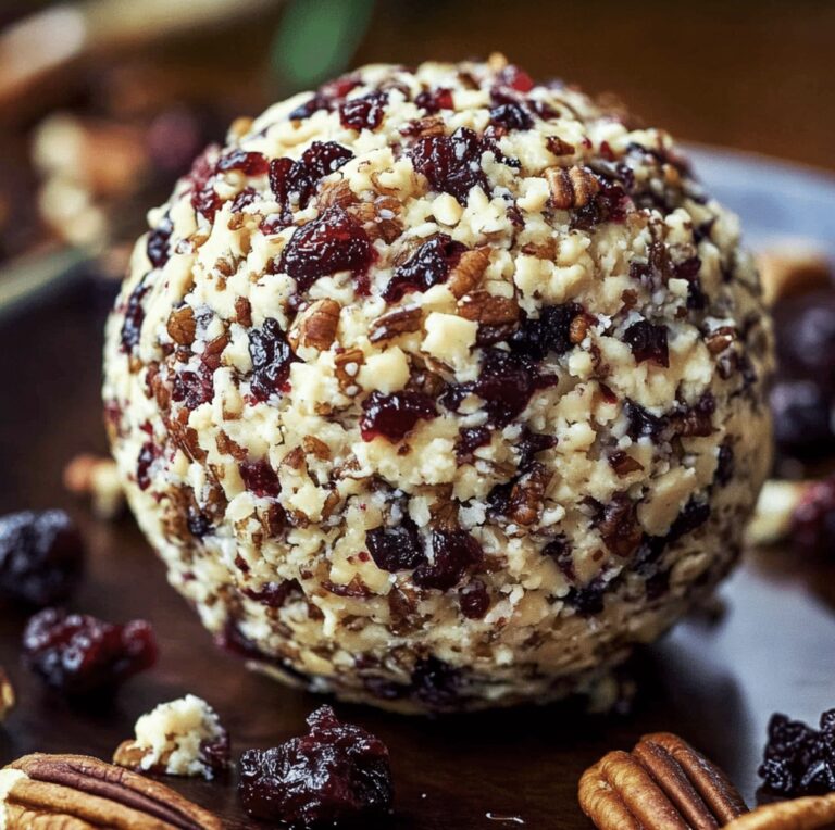 Irresistible Cranberry Pecan Cheese Ball Recipe