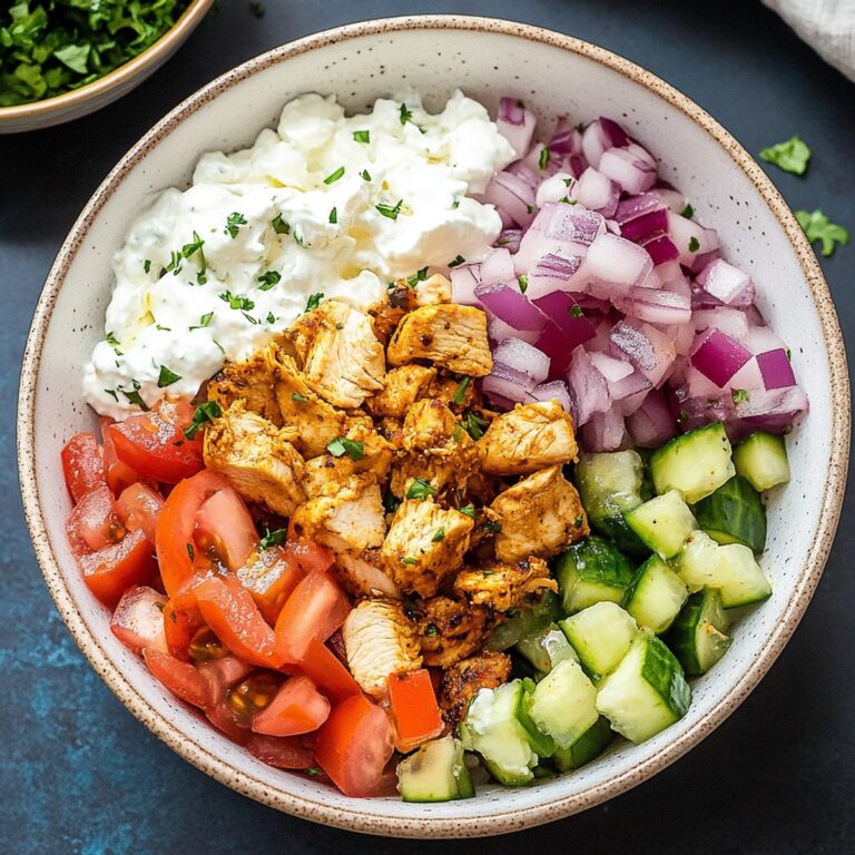 Hearty Chicken Gyro Bowls Recipe