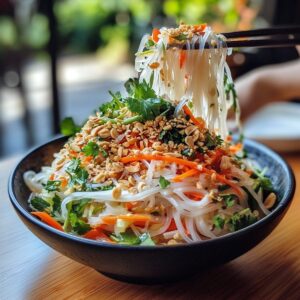 Vibrant Vietnamese Vermicelli Noodle Salad Recipe