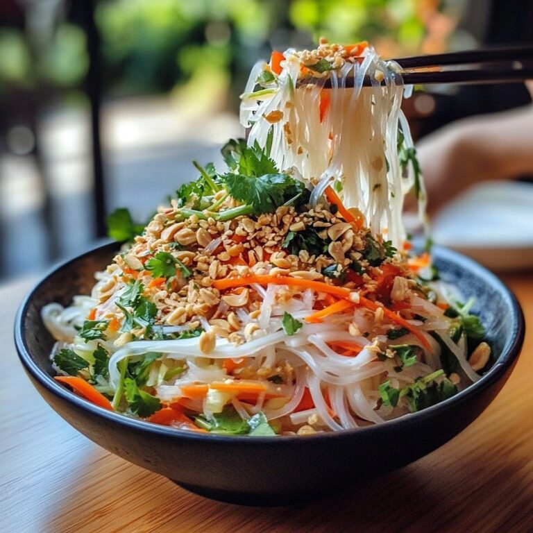 Vibrant Vietnamese Vermicelli Noodle Salad Recipe
