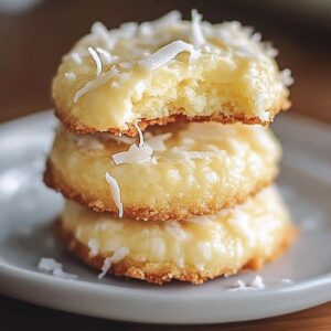 Lemon Coconut Cheesecake Cookies Recipe