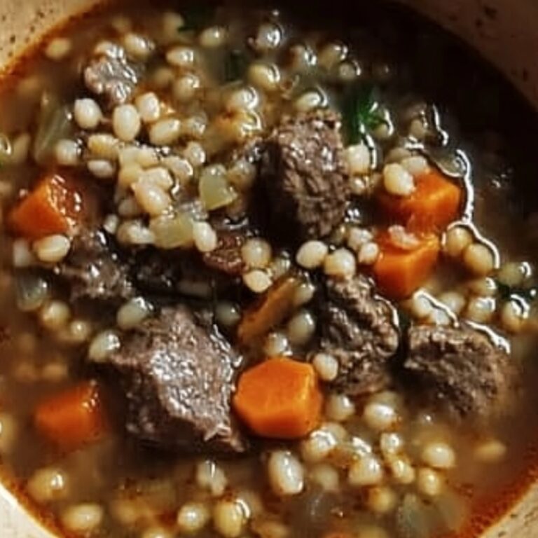 Hearty Beef Barley Soup Recipe