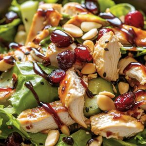 Vibrant Asian Chicken Cranberry Salad Recipe