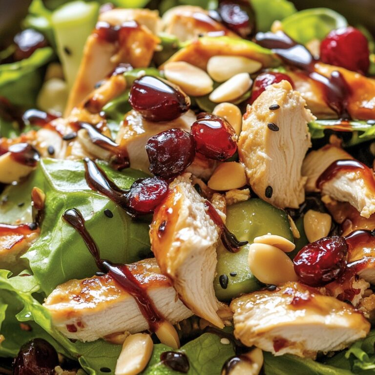 Vibrant Asian Chicken Cranberry Salad Recipe