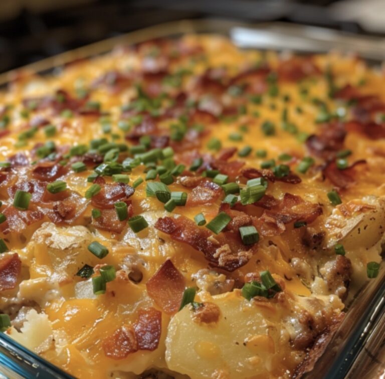 Loaded Potato And Meatloaf Casserole Recipe