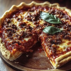 Deep-Dish Pizza Pie Recipe