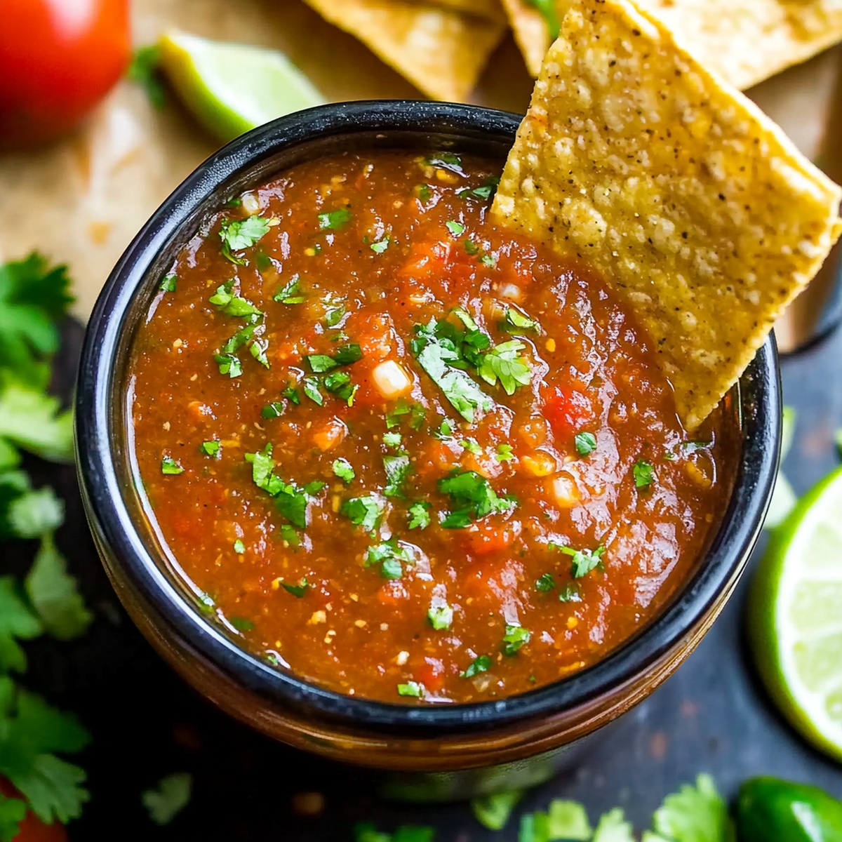 Rustic Blender Salsa Recipe