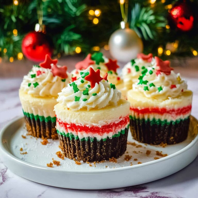 Mini Christmas Cheesecakes Recipe