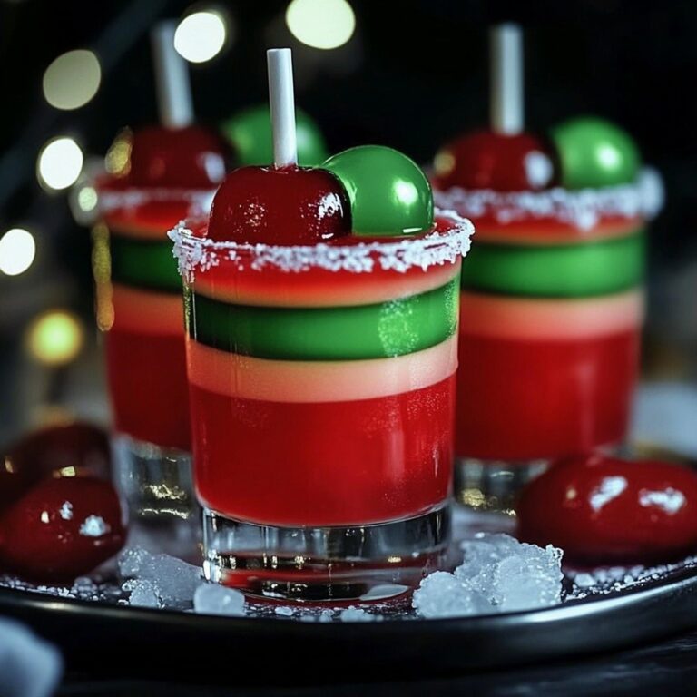 Boozy Candy Apple Shots Recipe