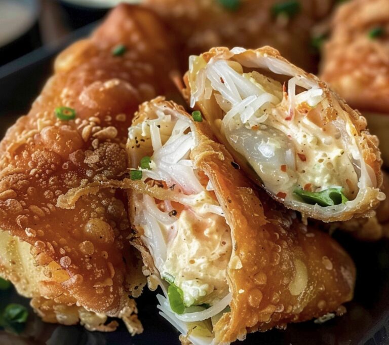 Crab Cake Egg Rolls Recipe