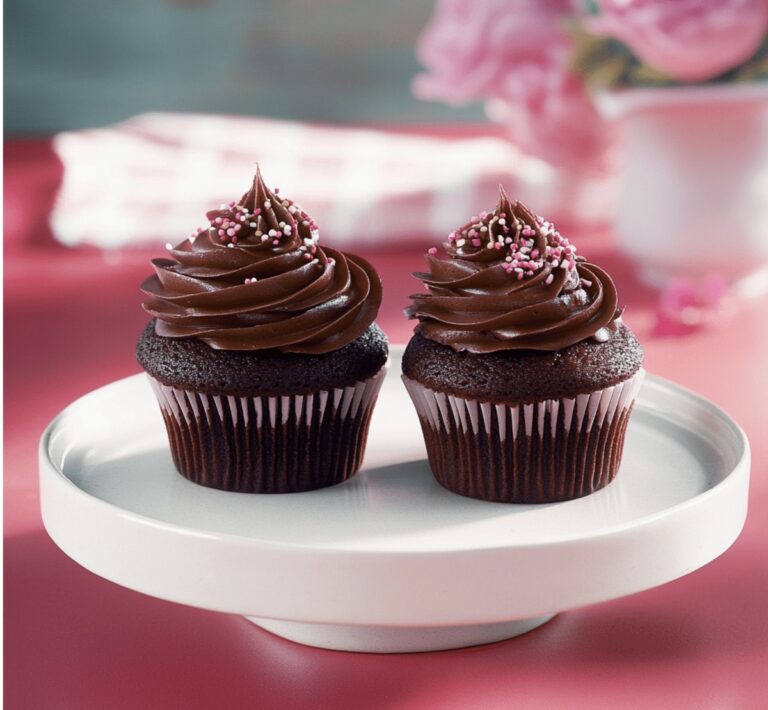 Romantic Chocolate Cupcakes For Two Recipe