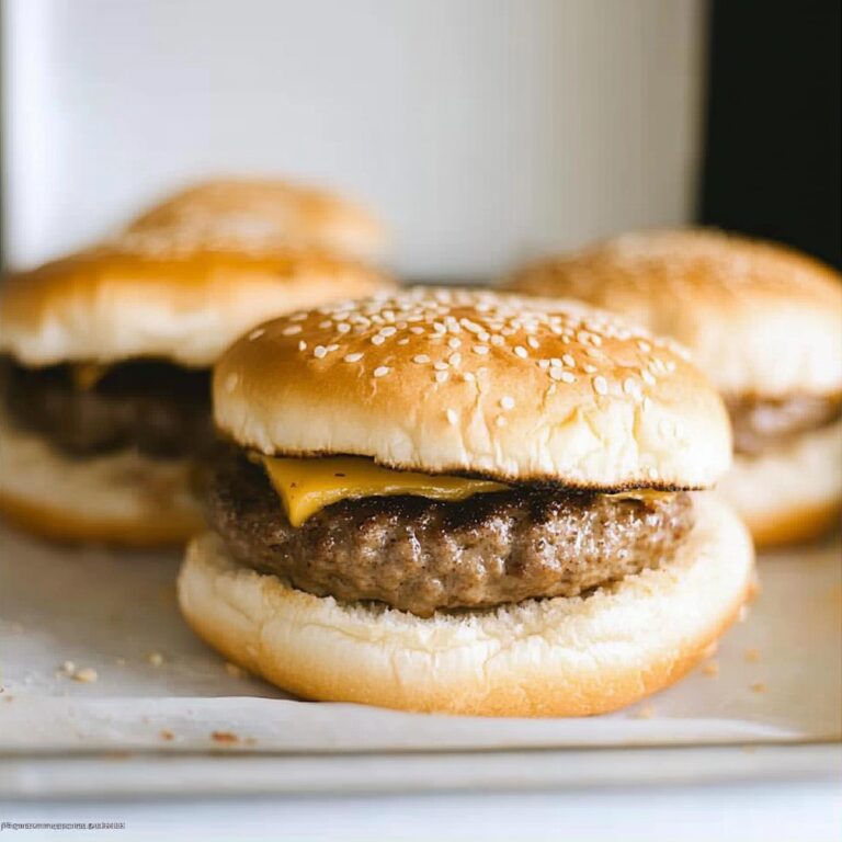 Crispy Burgers In The Oven Recipe