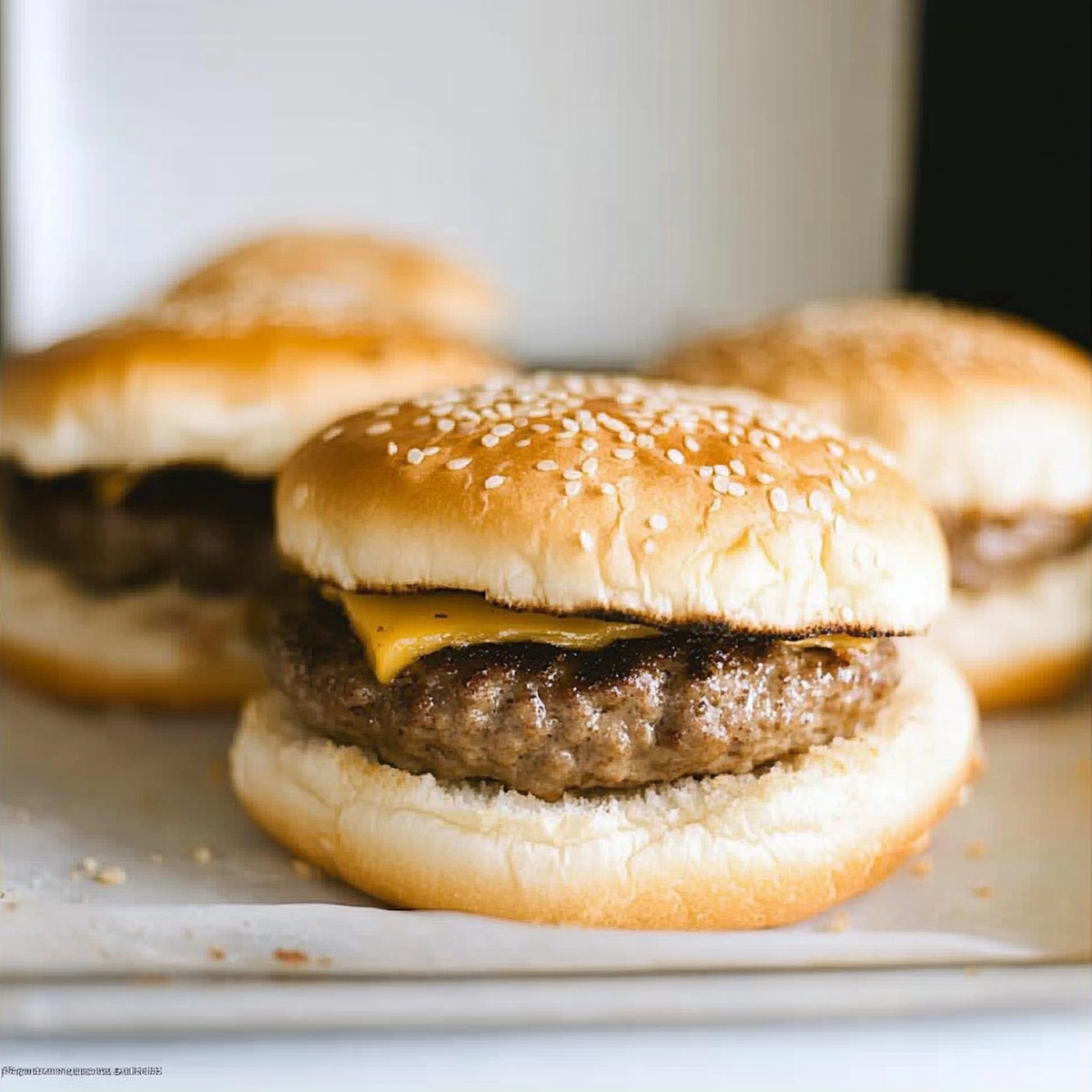 Crispy Burgers In The Oven Recipe