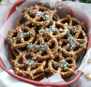 Merry Christmas Rolo Pretzels Recipe