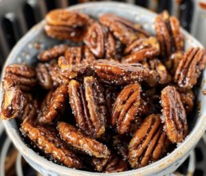 Air Fryer Candied Pecans Recipe