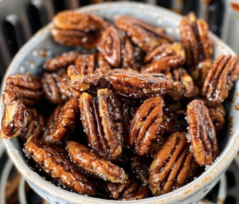 Air Fryer Candied Pecans Recipe
