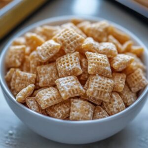 Salted Caramel Muddy Buddies Recipe