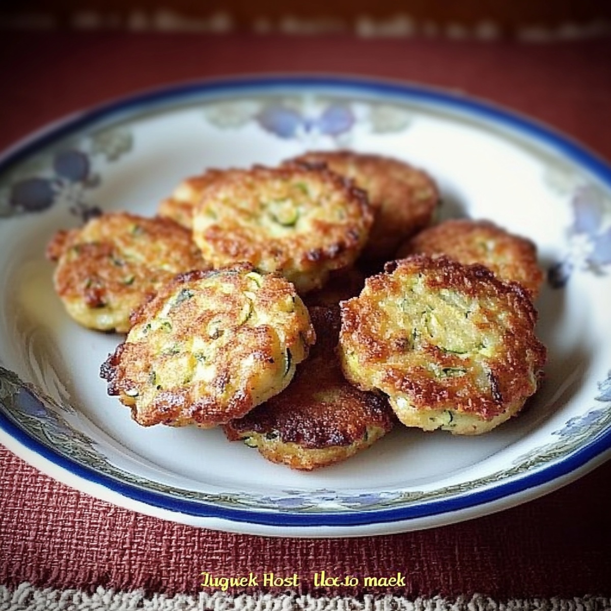 Crispy Zucchini Cakes Recipe
