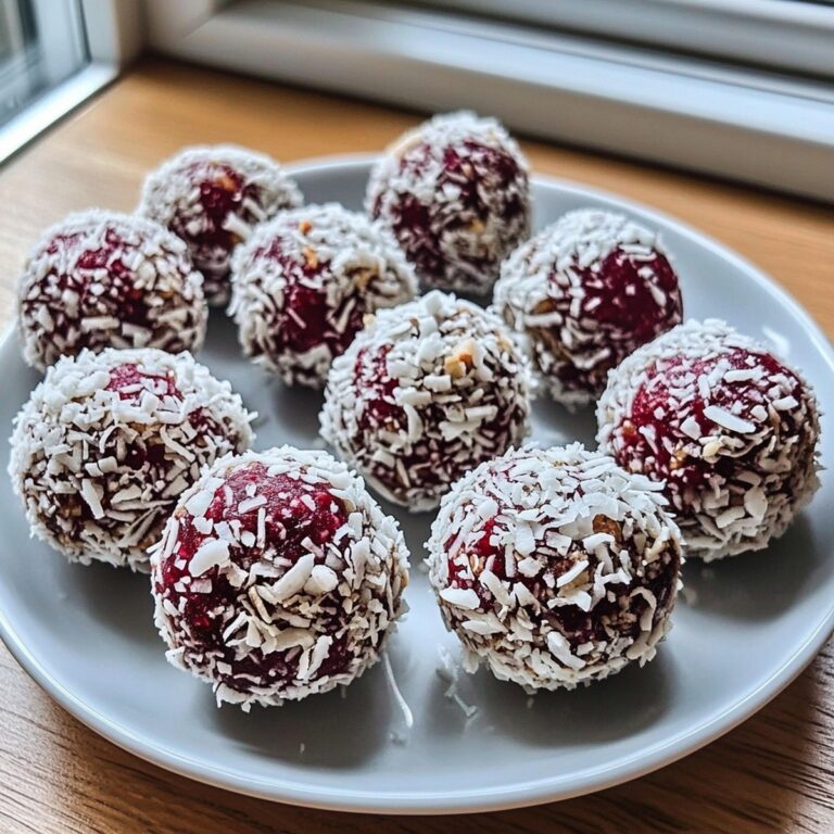 Healthy Cranberry Coconut Energy Balls Recipe