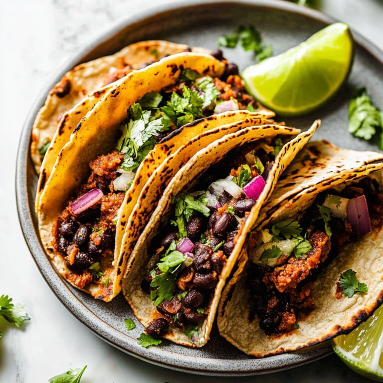 Authentic Black Bean Tacos Recipe