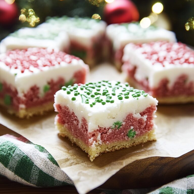Christmas Sugar Cookie Bars Recipe