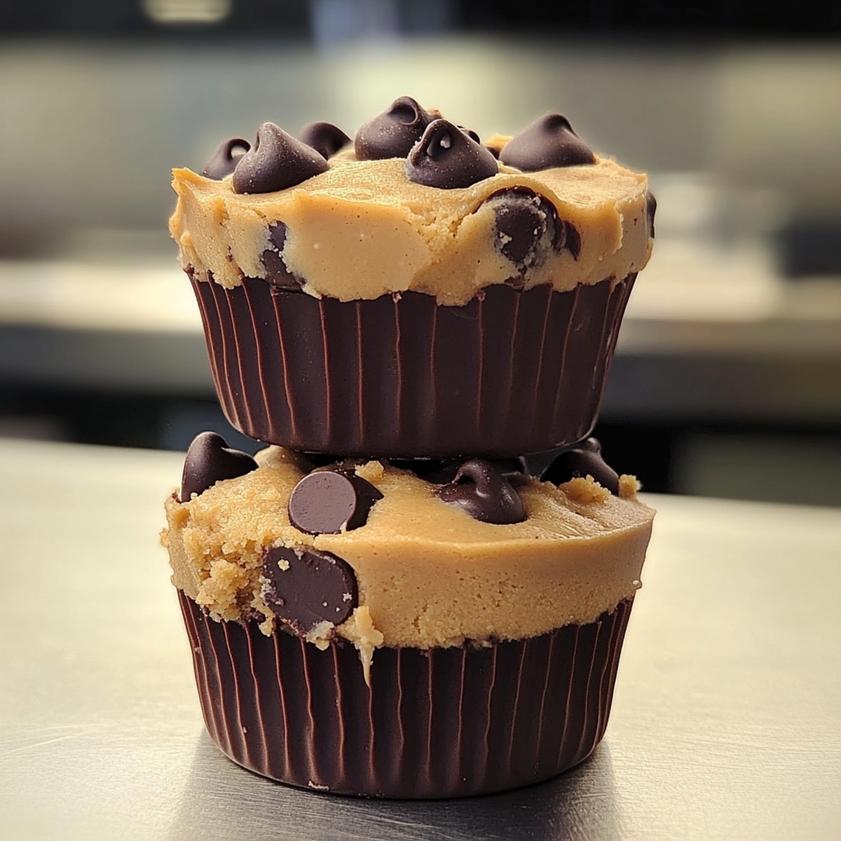 Peanut Butter Chocolate Chip Cookie Cups Recipe