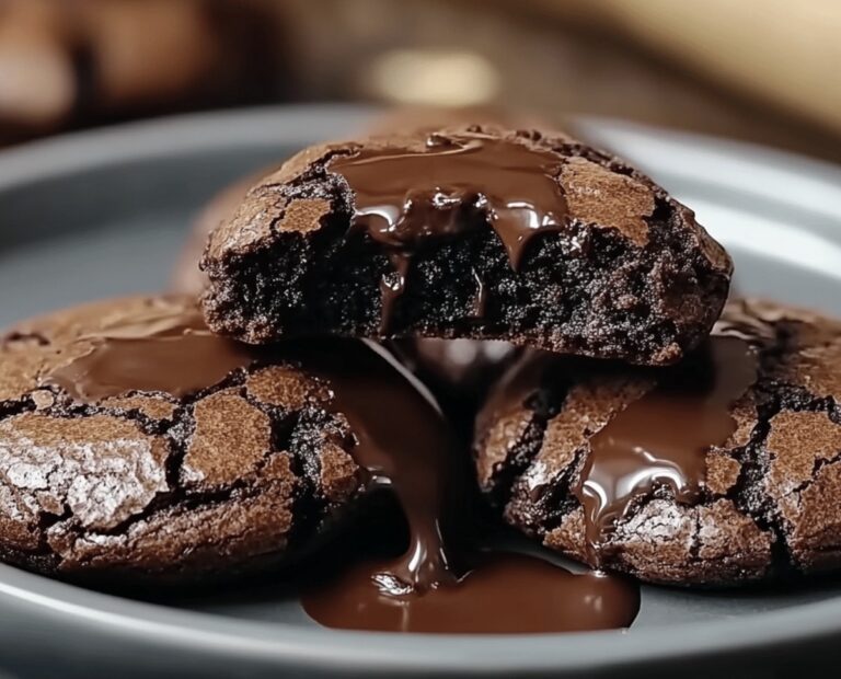 Molten Chocolate Lava Brownie Cookies Recipe