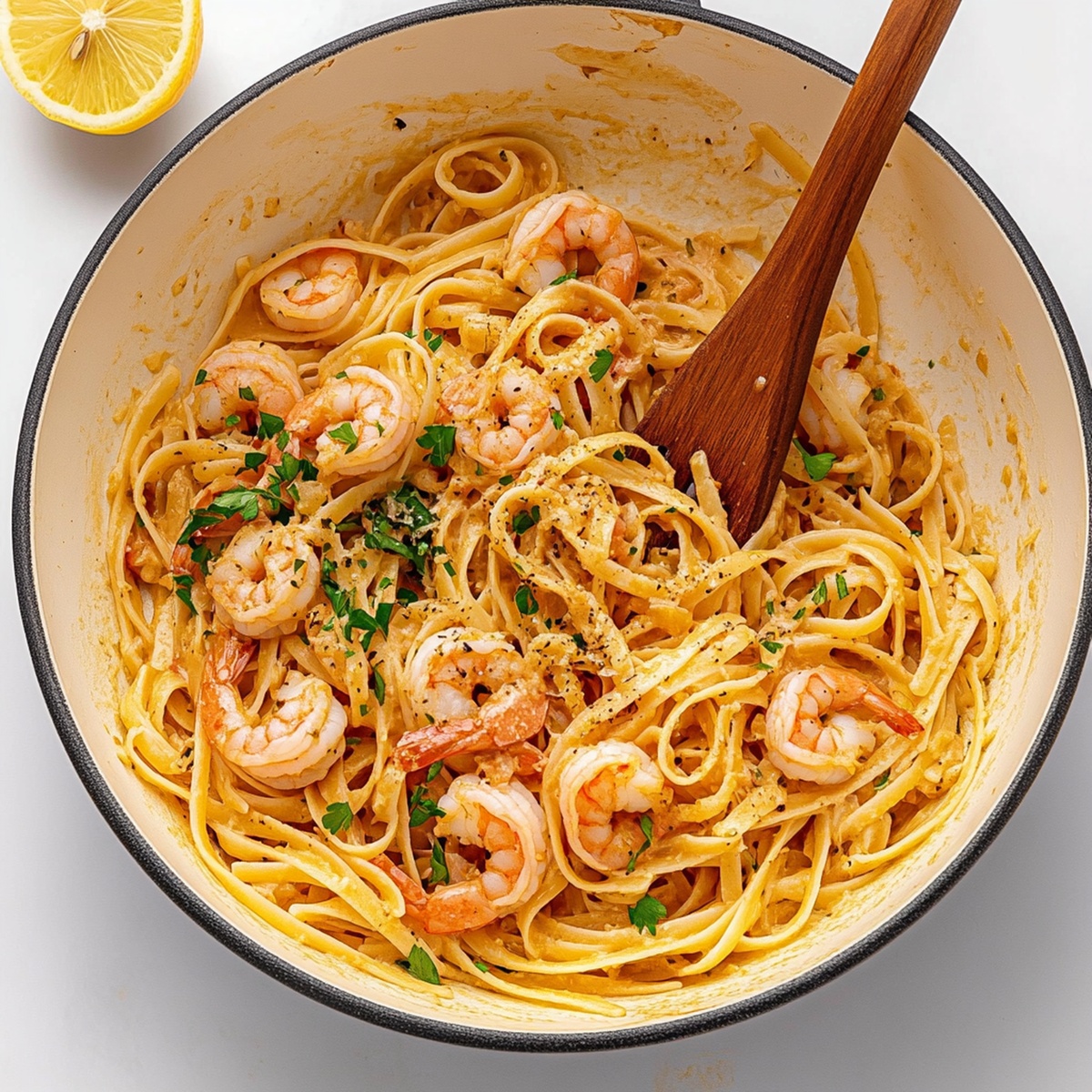 Zesty Lemon Shrimp Pasta Recipe