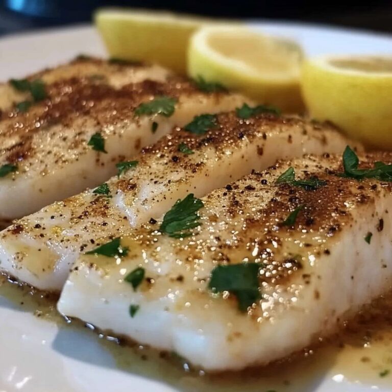 Lemon Butter Fish Fillet Recipe