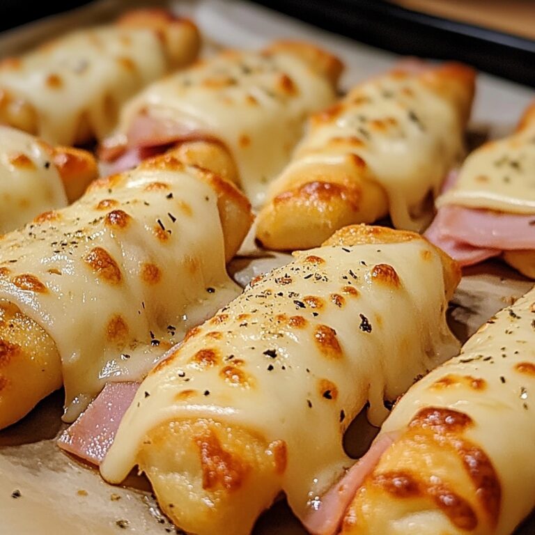 Baked Ham And Cheese Mozzarella Sticks Recipe
