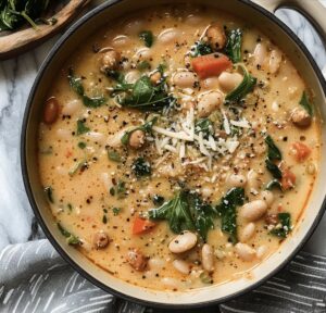 Hearty Tuscan White Bean Soup Recipe