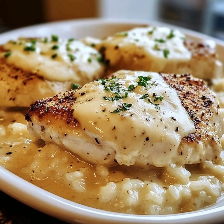 Creamy Garlic Chicken And Rice Bake With Parmesan Cream Sauce Recipe