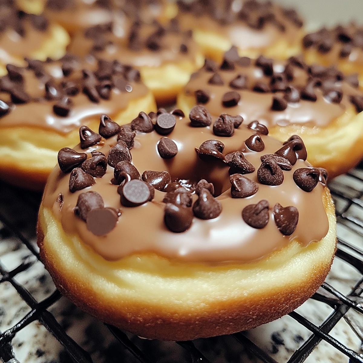 Baked Chocolate Chip Donuts Recipe