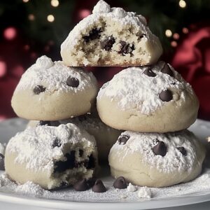 Peanut Butter Chocolate Chip Snowball Cookies Recipe