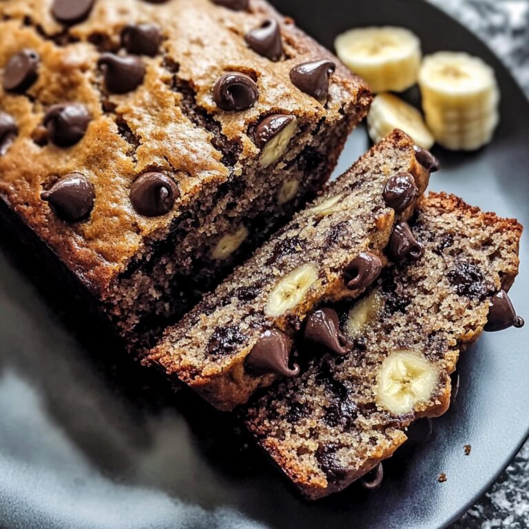 Super Moist Chocolate Chip Banana Bread Recipe